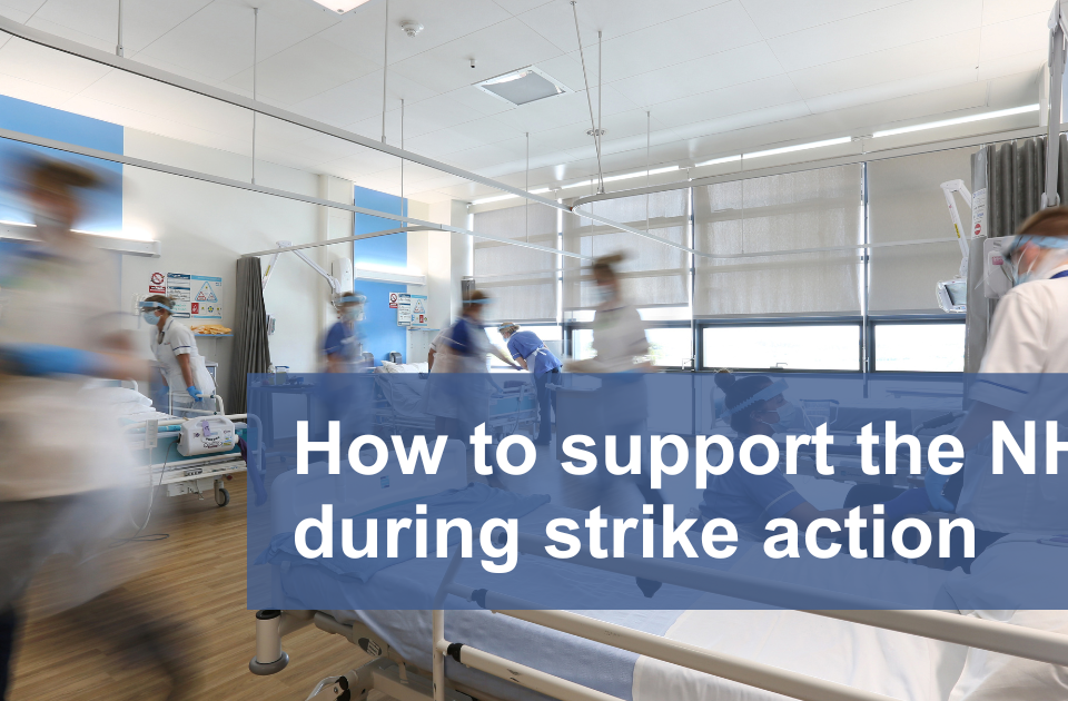 How to support the NHS during strike action