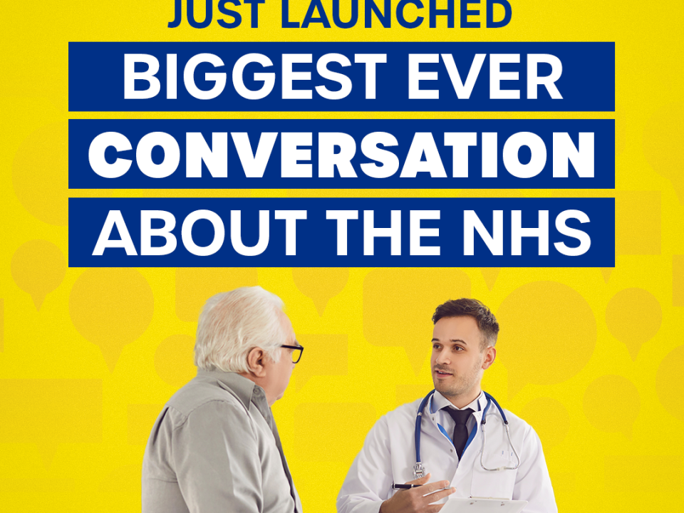 Just Launched: Biggest ever conversation about the NHS