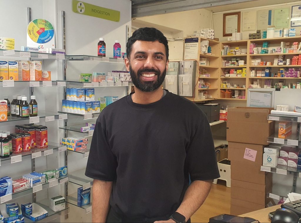 Thamid Khan, pharmacist at Brinsley Pharmacy